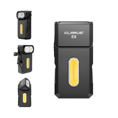 klarus E8 Taschenlampe 1000 Lumen Dreifachlichtsystem 180