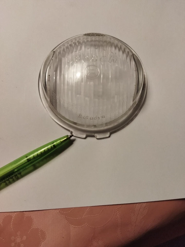 Bosch Rotodyn Scheinwerferglas, Streuscheibe für Oldtimerfahrad 84mm - Bild 2 von 3