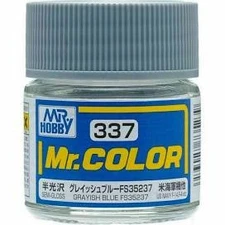 Mr. Hobby Mr. Color Lacquer C337 Semi-Gloss Grayish Blue FS 35737 10ml C337