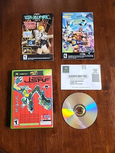 JSRF Jet Set Radio Future & Sega GT 2002 (Original Xbox) Complete-Both Manuals
