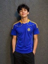 Vintage Ukraine National Soccer Team Jersey Men’s Small or Youth Large Blue