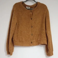 Butterscotch Fuzzy Knit Sweater