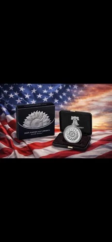 2025 P 1oz 🔥Proof Silver American Liberty Sunflower Medal OGP/COA🔥