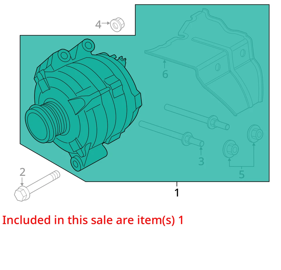 Alternador Dodge Grand Caravan 2016 Foto 2 de 3
