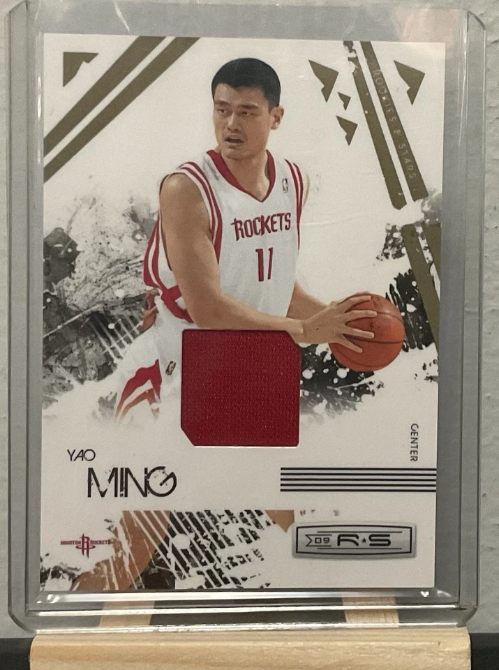 2009-10 Panini Rookies & Stars - Yao Ming #31 GAME WORN JERSEY SWATCH #’d /250 ! - Image 3 of 4