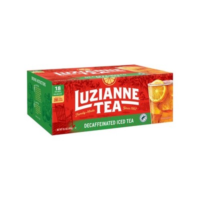 Unsweetened Decaffeinated Iced Tea Bags, Gallon Size, 18ct Box, (Pack of 1)