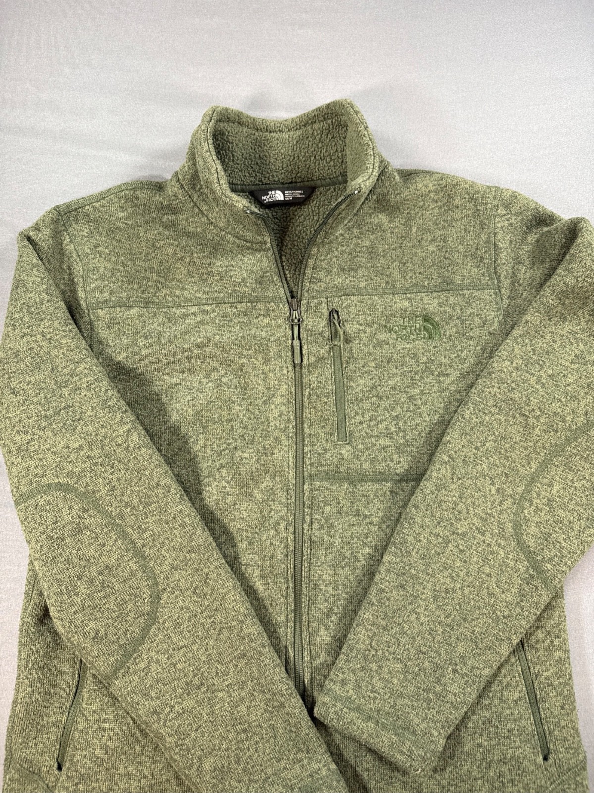 The North Face Full Zip Men's Medium Jacket Green