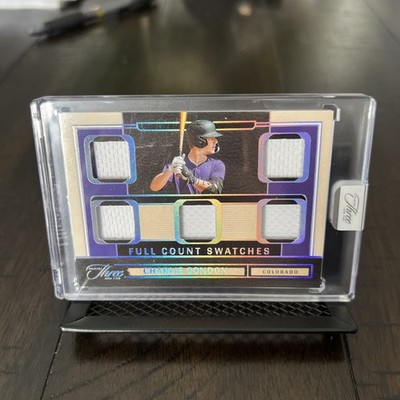 2025 Panini Three And Two Charlie Condon Full Count Swatches #FCS-CC /25 Bookend