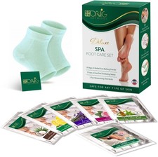 Deluxe SPA Foot Care Set 3 in 1, Spa Gift for Women, Self Care Masks