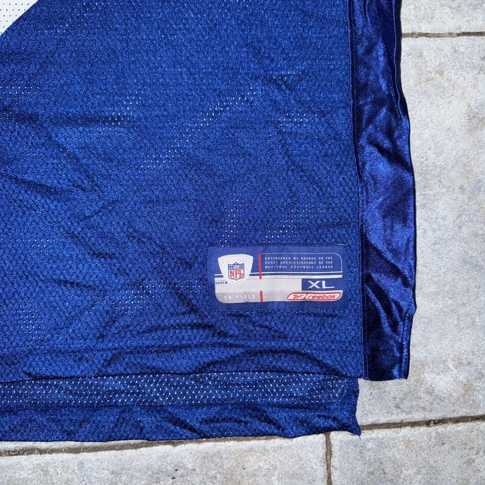 Camiseta Nike Kerry Collins New York Giants azul #5 para hombre talla XL  Foto 2 de 3