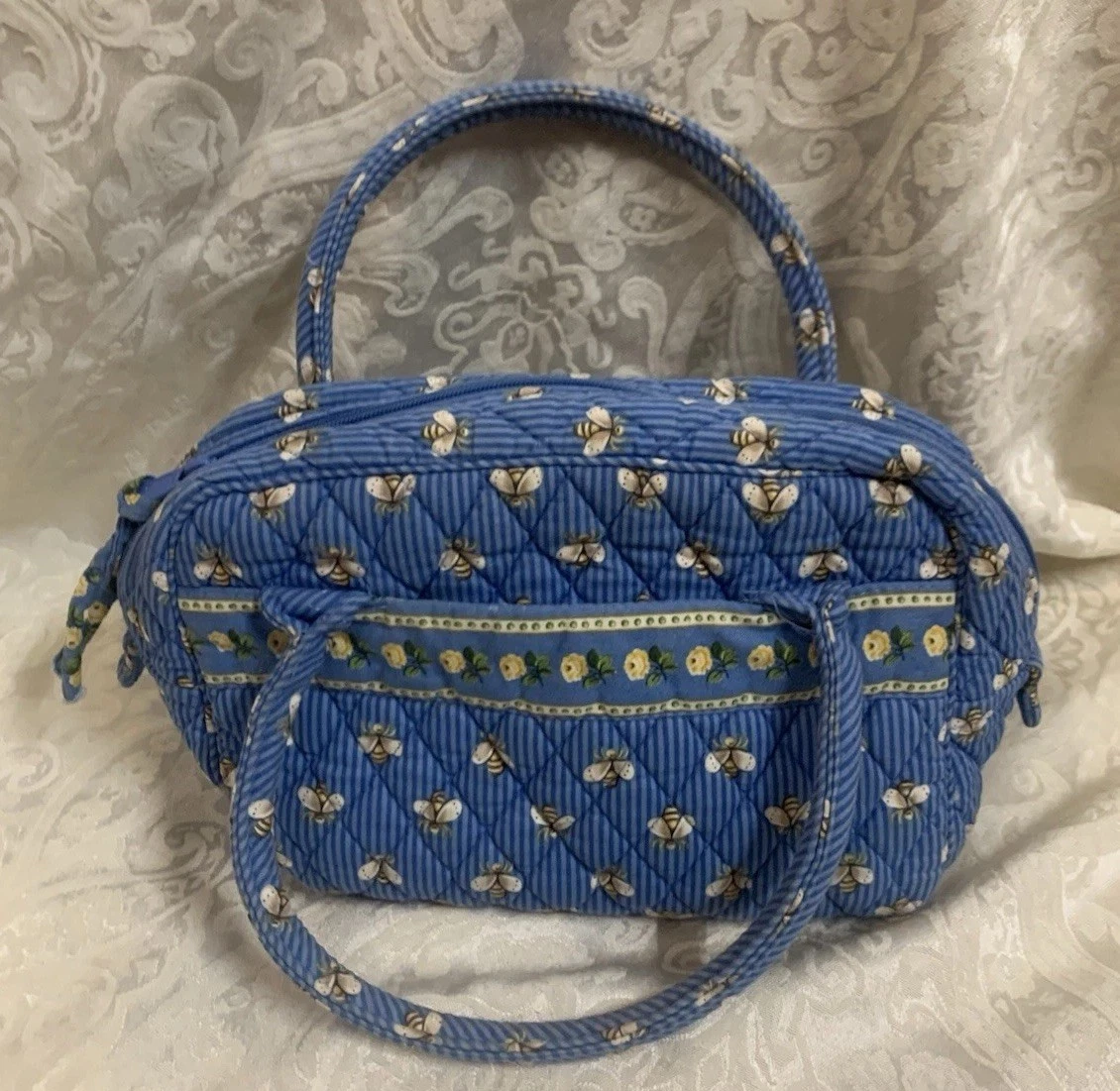 Vera Bradley Mini Totepack. “Bees Navy” NWT Vera Bradley Bees Navy | eBay main image 4