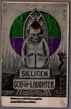 Silligen God of Laughter FR co Antique Postcard