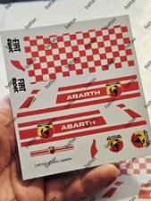 # 1/43 DECALS x FIAT SCUDO FURGONE ASSISTENZA RALLY ABARTH 2008 MONDO - BATTAX#