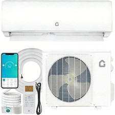 WiFi Mini Split AC 11500 BTU Ductless Heat Pump Air Conditioner 17 SEER2 115V