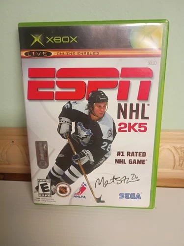 ESPN NHL 2K5 (Microsoft Xbox, 2004) SEGA Hockey Complete With Manual CIB