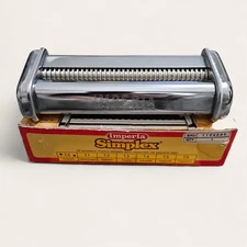 Imperia Simplex Pasta Machine Spaghetti Attachment Made In Italy T.S Open Box