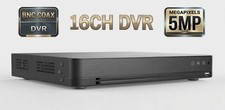 16 Channel 5MP HD Analog Coa CCTV Security DVR Hybrid Coax  IP Video Recorder