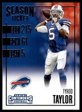2016 PANINI CONTENDERS TYROD TAYLOR #52 BUFFALO BILLS 1456