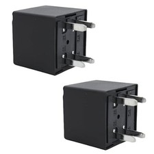 4 Pin 12V Relay, 40A, 2NO 2NC, DIN Rail Mount, Automatic, 1 Number of Items: 2