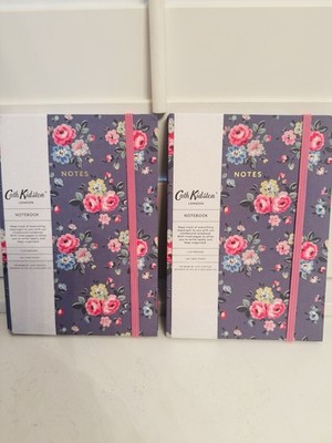 Catch Kidston London Floral Pink Roses Clothbound Notebook Notes Journal New
