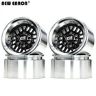 Aluminum -10mm Offset Beadlock Wheel Rim for 1/10 1.9" Crawler TRX6 SCX10 III