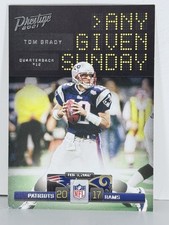 2021 Panini Prestige TOM BRADY Any Given Sunday #AGS-TB2 Patriots 