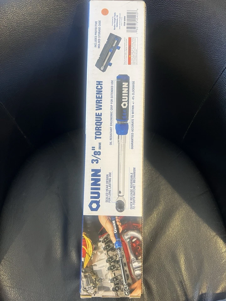 Quinn 58994 3/8" Drive 20-100ftlb Click Style Torque Wrench 🔥NEW🔥 - Image 2 of 2