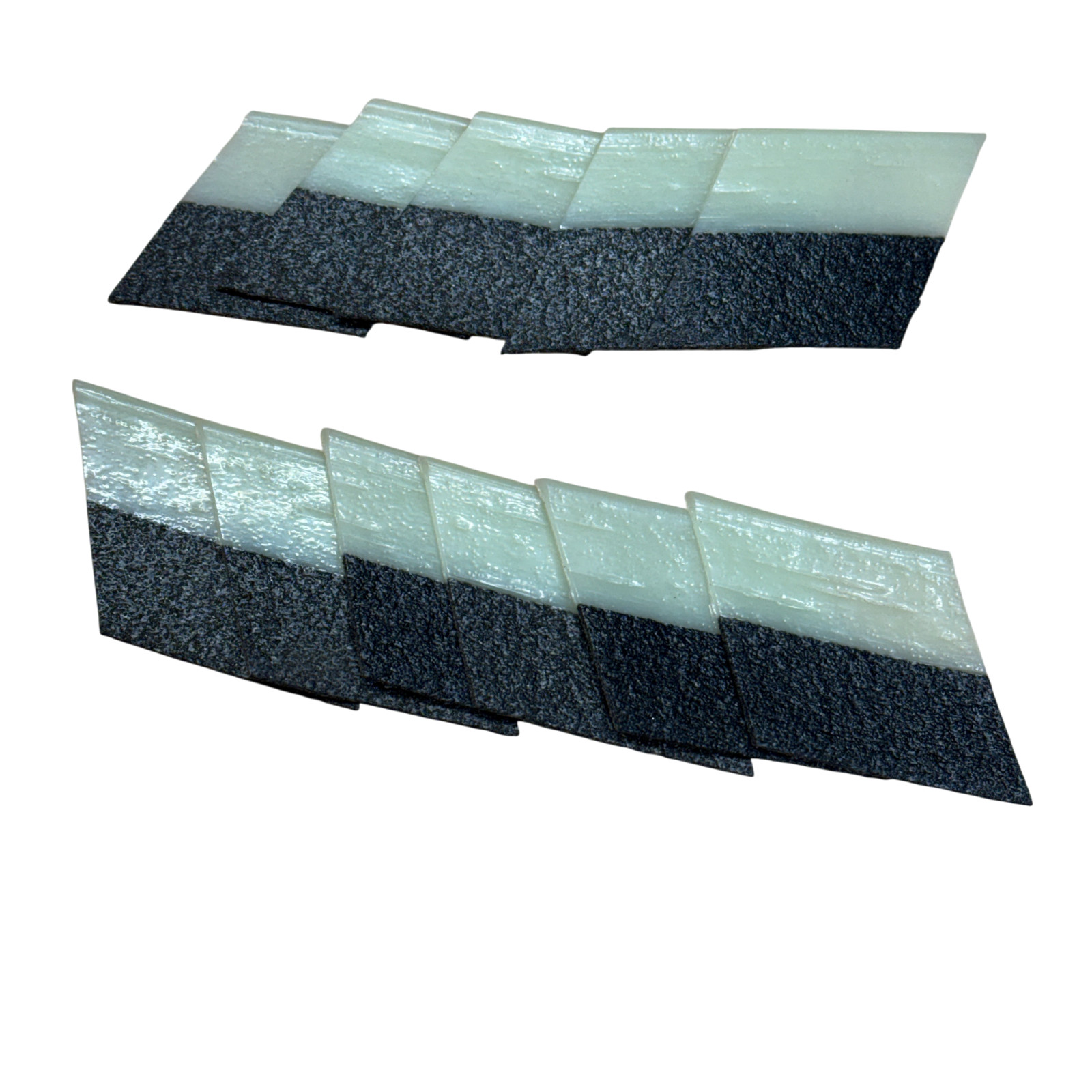 Diamabrush Replacement Polymer Blade Kit Lot Of 11 Blades 100 Grit Black NOS