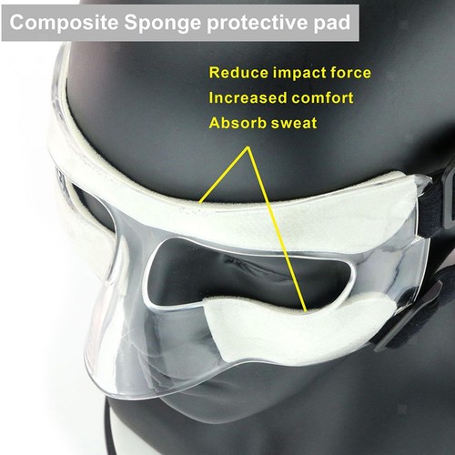 Basketball Mask for Men Lightweight Nose Protector Face Nose Guard - Picture 3 of 6