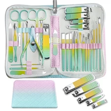 Manicure Set Women Personal Nail Care Kit, 30 in 1 Professional Manicure Kit for