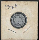 1912 D Barber Silver Dime VG Very Good 10c Coin
