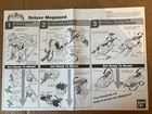 MM Power Rangers vintage 1993 Deluxe Megazord instructions only