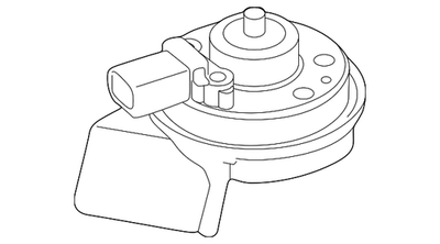 #ad #ad Genuine Audi Low Note Horn 4H0 951 221 B $30.76