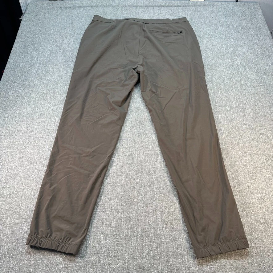 vuori chino tapered zip pocket drawstrings polyamide spandex pants