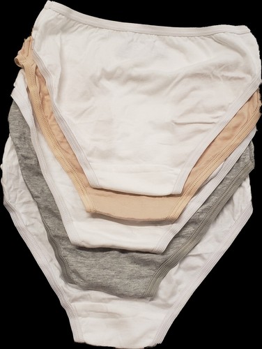 5 New Girls Size L 10 Cat & Jack Panties Hipsters Underwear Briefs Neutral - Picture 3 of 4