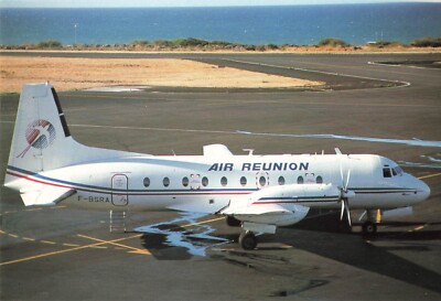 Postcard Airline AIR REUNION F-BSRA BAe AVIMAGE Unposted CC9.