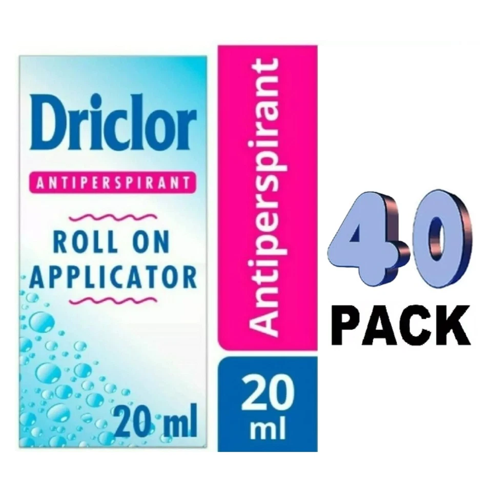 DRICLOR ROLL ON APPLICATOR ANTITRANSPIRANT 20ml Pack of 40 - Image 4 of 4
