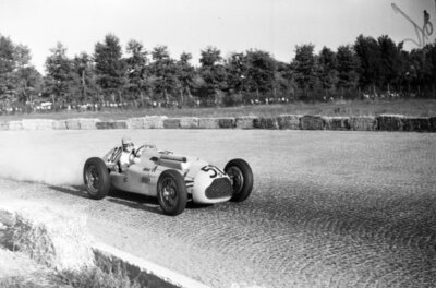 Johnny Claes in a Talbot-Lago T26C 1949 Motor Racing Old Photo 2