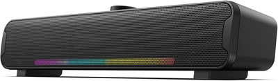 Computer Speakers, Bluetooth RGB Laptop Soundbar, 16W Dual Hifi Stereo with 6 LE