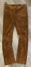 Vtg Y2K Women  s Wilson  s Maxima Suede High Rise Pants. Size 10. 32  X 34  .