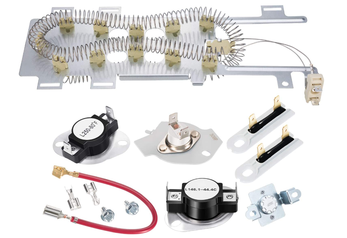 Dryer Heating Element Kit Whirlpool WED9050XW1 WED9151YW0 WED9250WL1 eBay