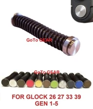 Stainless Steel Guide Rod Assembly For GLOCK 43 43X 48 Choose Color and Spring