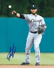 Signed 8x10 LEURY GARCIA Chicago White Sox photo- COA 