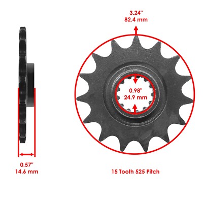 O-Ring Drive Chain & Sprockets Kit for Kawasaki ZX600 Ninja ZX6R