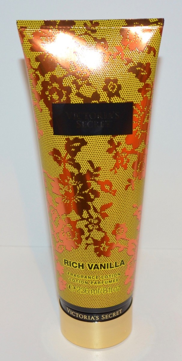 NEW VICTORIA'S SECRET RICH VANILLA FRAGRANCE LOTION BODY HAND