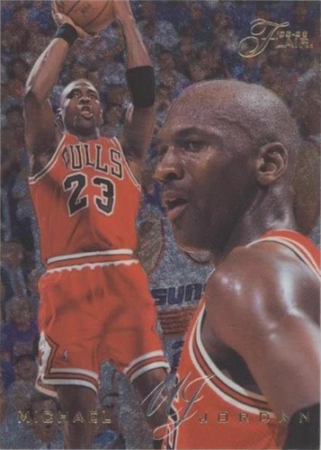 1995-96 Fleer Flair Michael Jordan #15 Bulls PSA 9 Chicago Bulls