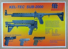 Pubblicità Kel-Tec SUB-2000 2001 Fucile stampa d'epoca