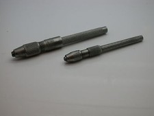 Two Watchmakers Pin Vises one large 105mm and one small 90mm 29cc