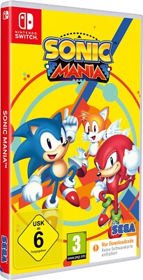 Sonic Mania - Sega - Nintendo Switch - Code in a Box - NEU