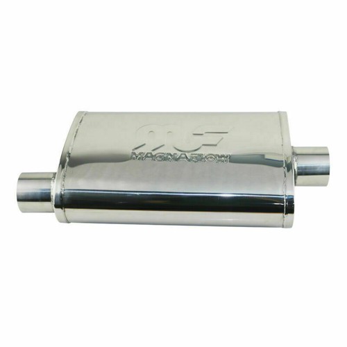 2.5" in/out Polished Universal Racing Performance Exhaust Muffler Tips 500mm - Bild 1 von 3